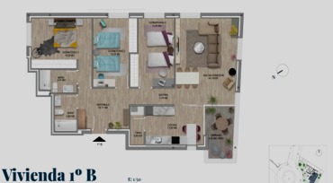 PLANO PLANTA 1 GARGEST SERVICIOS INMOBILIARIOS